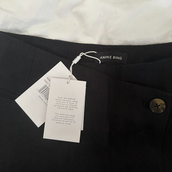 Anine Bing Natalia Linen Skirt - Picture 5 of 8